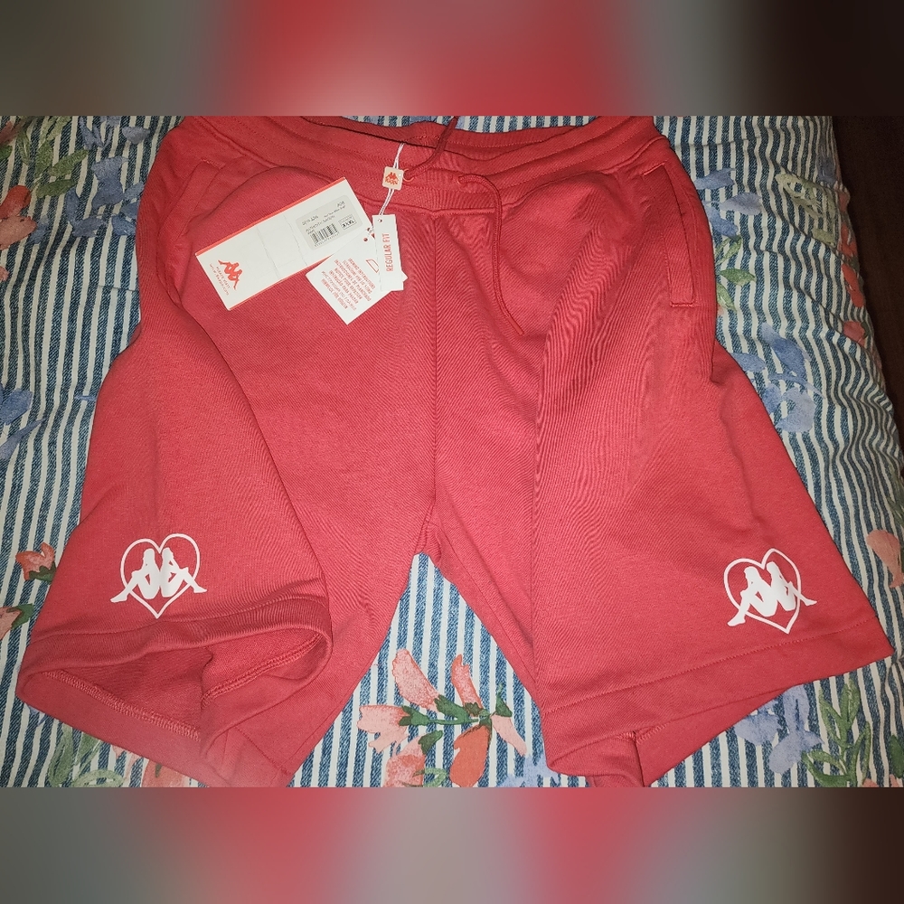 Kappa pale red shorts XXXL reg fit